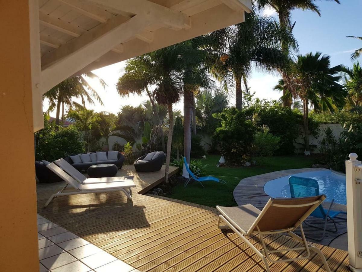Villa Iguanou Et Piscine En Bord De Mer Proche Plages Marina Et Golf Saint-Francois  Esterno foto