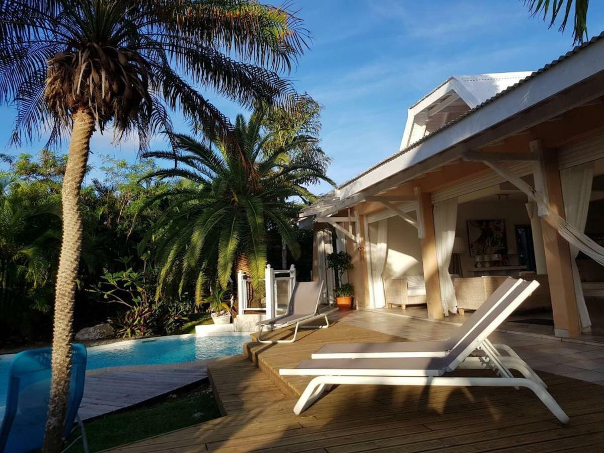 Villa Iguanou Et Piscine En Bord De Mer Proche Plages Marina Et Golf Saint-Francois  Esterno foto