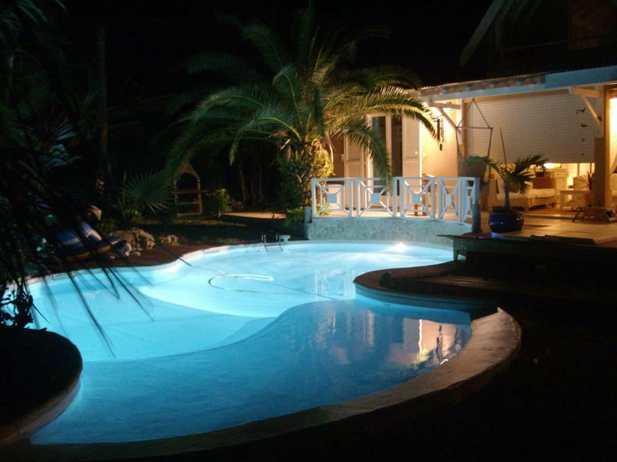 Villa Iguanou Et Piscine En Bord De Mer Proche Plages Marina Et Golf Saint-Francois  Esterno foto