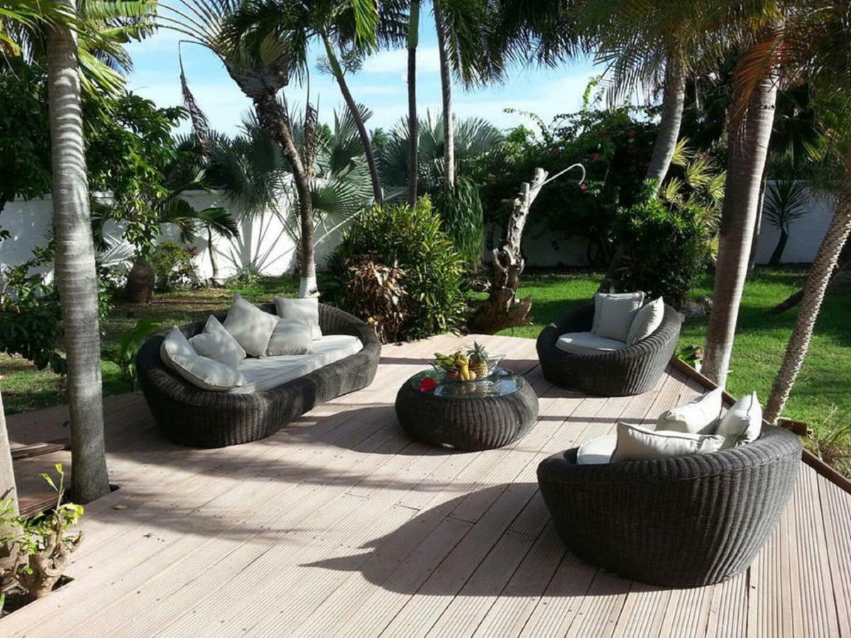 Villa Iguanou Et Piscine En Bord De Mer Proche Plages Marina Et Golf Saint-Francois  Esterno foto